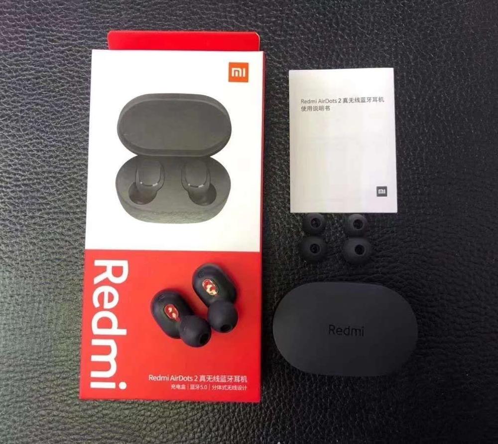 2020 brand new original Xiaomi Redmi Airdots 2 TWS auricolare senza fili di bluetooth 5.0 ricaricabile auricolare in-ear auricolare stereo