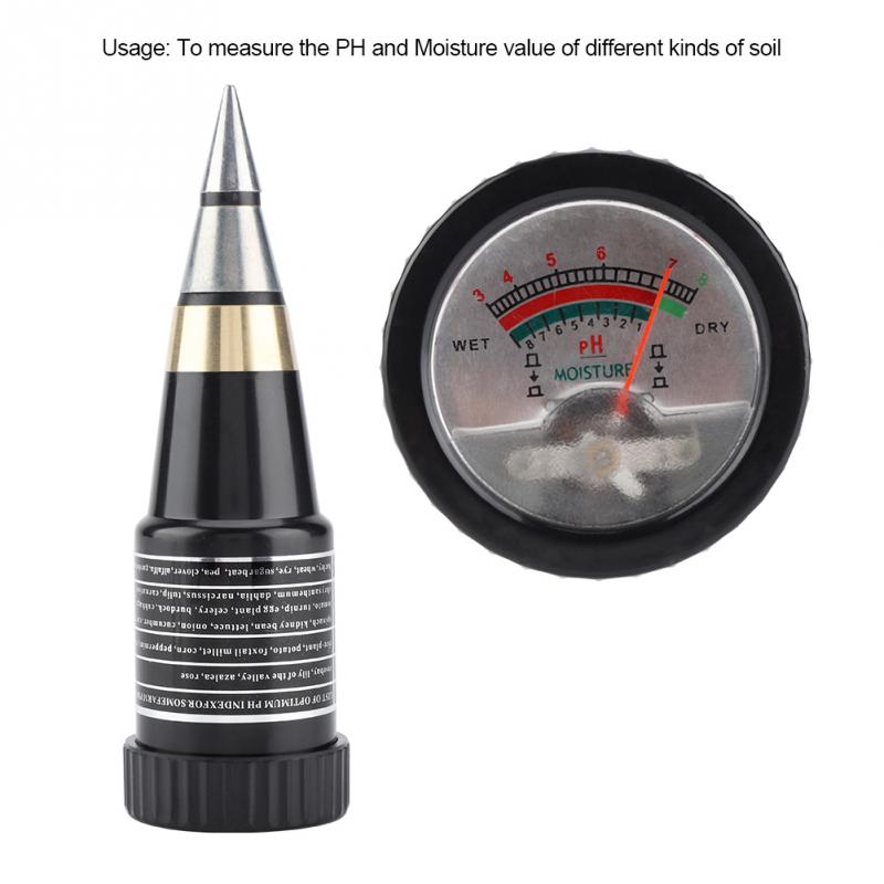 2 in 1 Humidity Monitor Detector PH Soil Meter Moist Moisture Light Sensor PH Soil Meter Moisture Meter