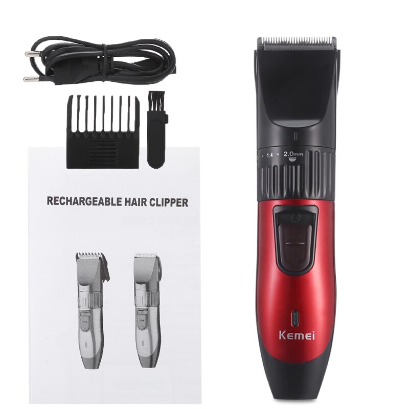 Tondeuse à cheveux électrique sans fil avec peigne de limite réglable tondeuse à cheveux à batterie Rechargeable Machine de découpe de cheveux facile à utiliser 38: without box