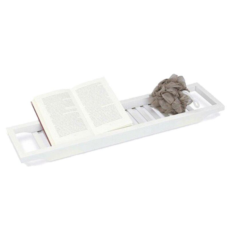 plateau de baignoire en bambou, organisateur de salle de bain douche, maison SPA support de rangement en bois pour livre porte-vin, accessoires de Table de bain