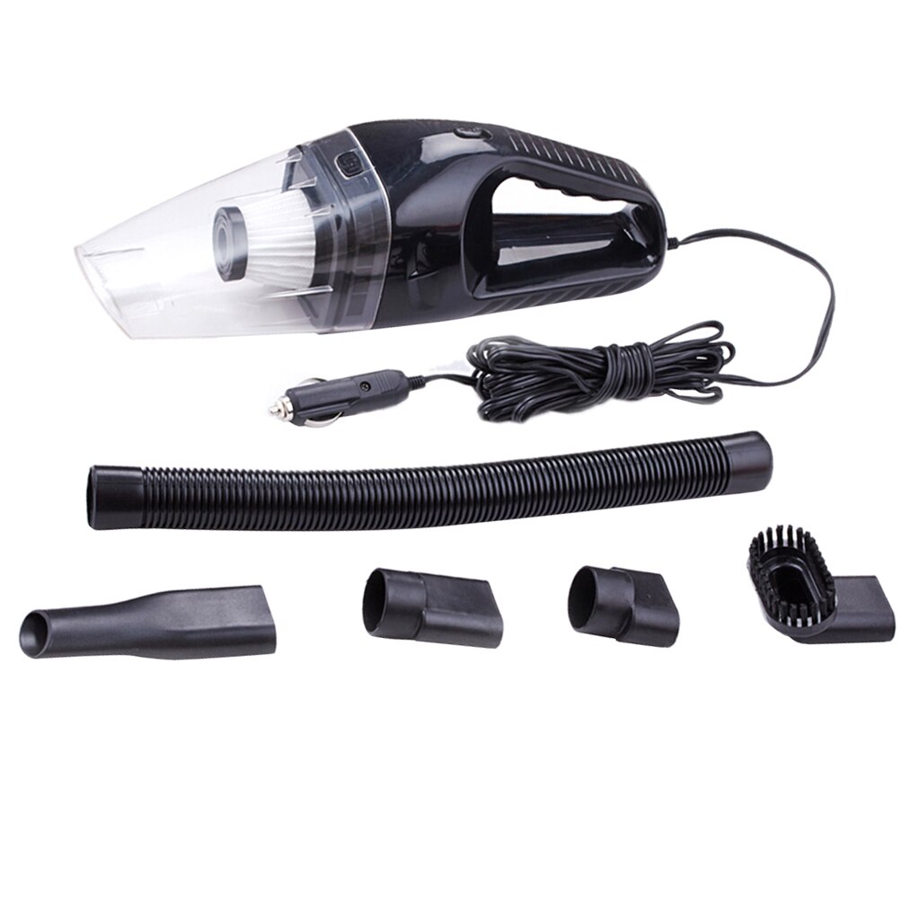 120W/12V Portable Vacuum Cleaner Dry Wet Dual Use High Power