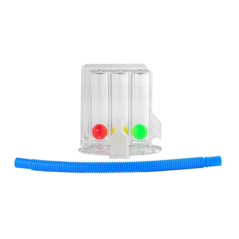 3 Balls Breathing Exerciser Lung Function Improvement Trainer Respiratory Spirometry Breath Measurement System