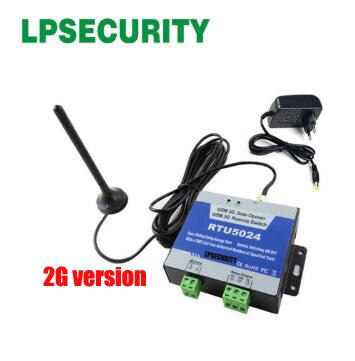 Lpsecurity gsm gate opener relæ switch fjernbetjening on / off switch adgangskontrol gratis opkald sms 850/900/1800 mhz rtu 5024 y 3m antenne: Kit 4 2g version