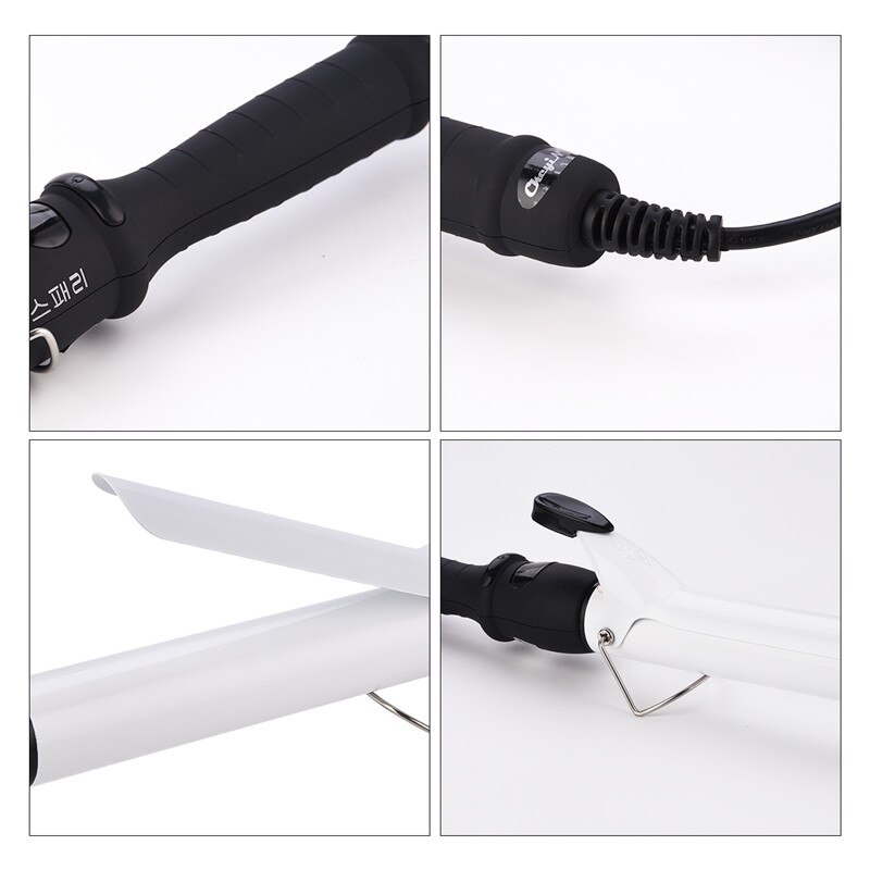 Ckeyin 32mm Fachmann elektrischer keramik-lockenstab mit schnellheizfunktion, lockenwickler, lockenstab-Styling-werkzeug