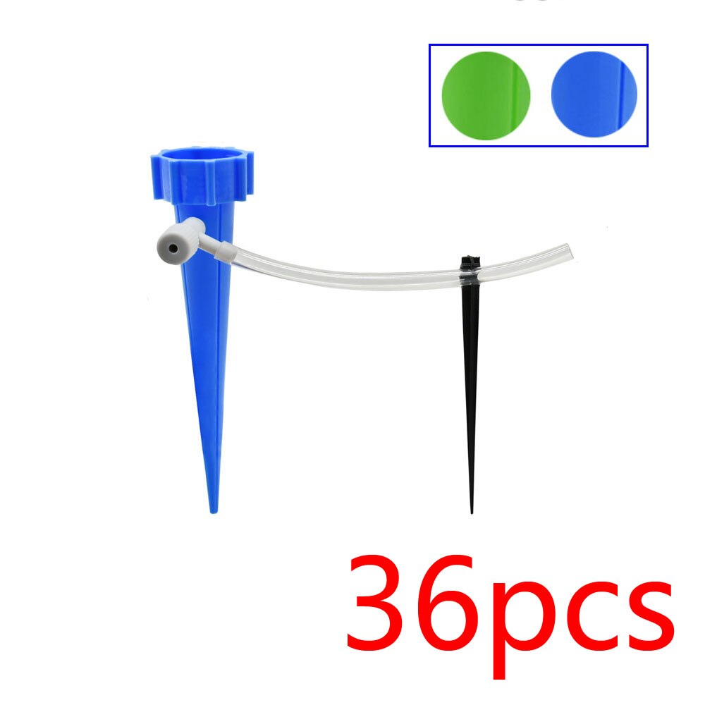 36/24/12 Pcs Auto Drip Irrigatie Watering Systeem Druppelaar Spike Kits Tuin Huishoudelijke Plant Bloem Automatische Waterer Gereedschap: 36pcs