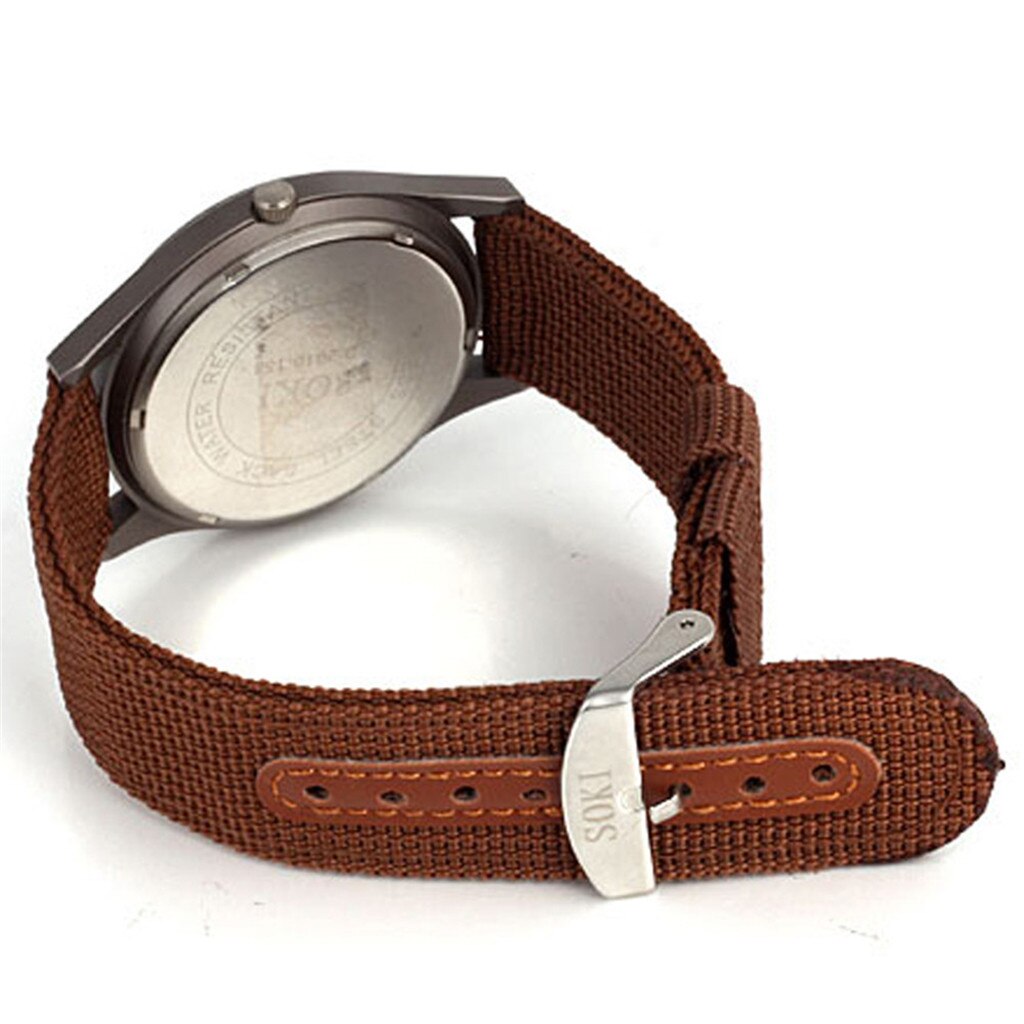 Kalender Horloge Voor Mannen Geweven Nylon Riem Horloges Mannen Quartz Horloge Relogio Masculino