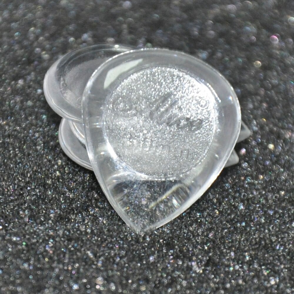 Veel 100 stuks Alice AP-J Zware 3mm Clear Standaard Hart Vorm Picks voor Gitaar Bas