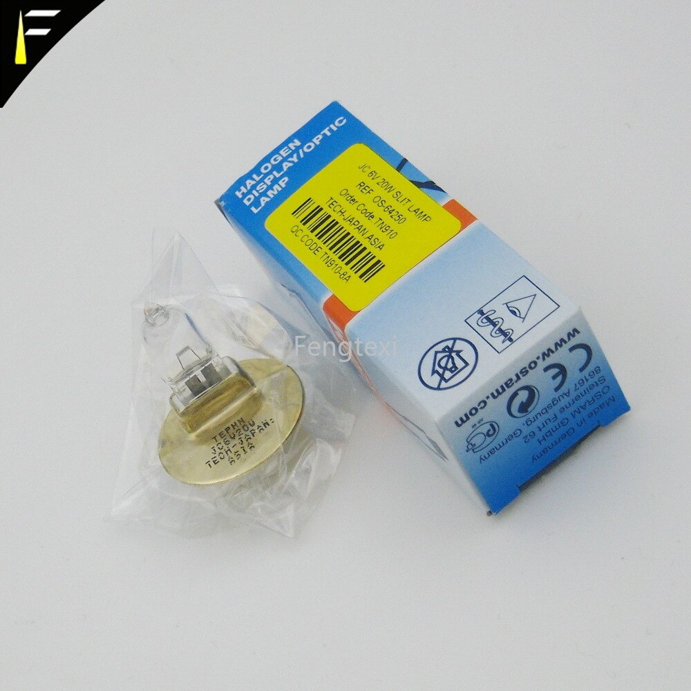 Compatible for TOPCON 6V 20W Slit Lamp Microscope Bulb SL-1E 2E 3E 3G TN910 Halogen Lamp Censor Light Bulbs Lights-&amp;-lighting