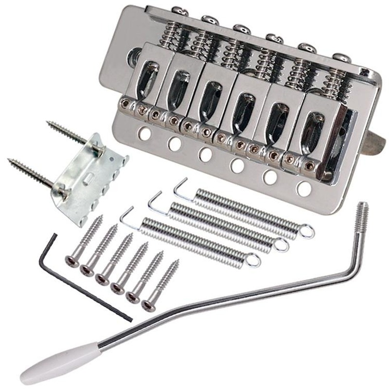 6-saitige Gitarrenbrücke, Sattel-Saitenhalter für Gitarre, Strat SQ ST, E-Gitarre, Tremolo-Brücke, Standard-Gitarrenzubehör