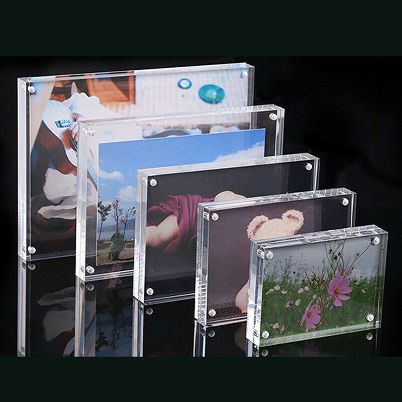 A5/A4 Acrylic Photo Frame Certificate Camp Poster Display Stand W/ 1 Set Nails For Homes,offices,cafes,bars,hotels Decorations