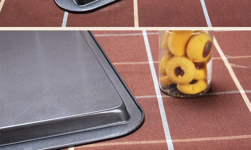 Large Nonstick Rectangular Shallow Baking Dish Nougat Pan,home Oven Tray