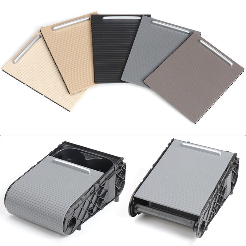 Car Center Console Shutters Cup Holder Roller Blind Cover Replacement Fit For Volkswagen VW Magotan Passat CC B6 B7 3CD857503