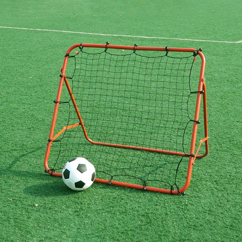 Red de rebote de fútbol con 20 cuerdas elásticas, red de práctica de fútbol, objetivo, red de rebote, ayuda de entrenamiento para principiantes