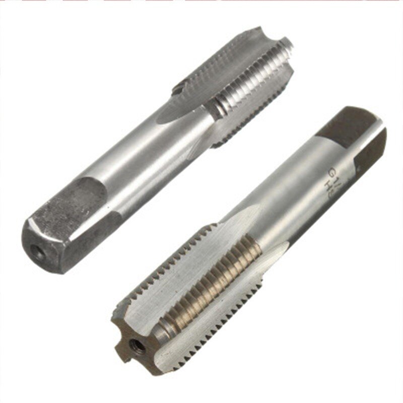 Maschio Per Tubi Conico BSP In HSS – Misure G1/8, G1/4, G3/8, G1/2, G3/4 – Singolo A Scelta - 5