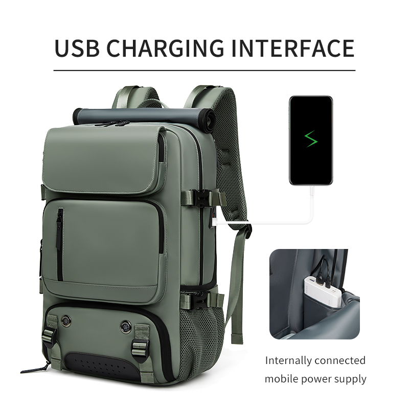 Woman travel backpack,waterproof 16 inch Business Laptop Backpack with Shoe Bag Hidden USB charging port Hiking camping backpack