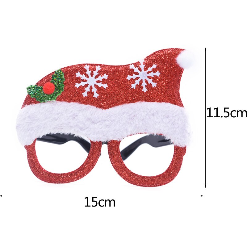 Accessoire de stand Photo joyeux noël, père noël bonhomme de neige, décoration de noël, accessoire à photos pour enfants, masque drôle, fournitures pour fête de nouvel an: G03