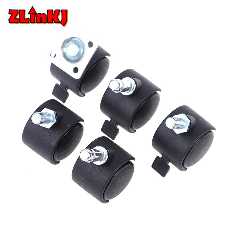 4Stck 30mm Universal- Stuhl Rad Bürostuhl Rollen Stuhl Räder Möbel Rollen schwenken Rollen Bremse Rad Ersatz Teile