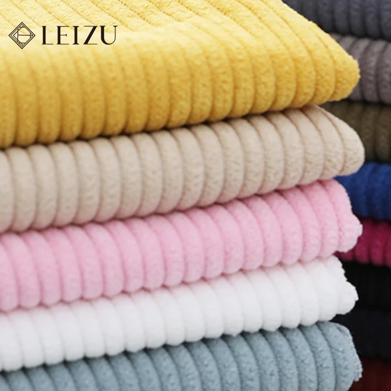 Tela de pana de costilla rosa, Color sólido para coser camisas, Sudadera con capucha, ropa, chaquetas de pana acolchadas, pantalones, sofás, telas de terciopelo