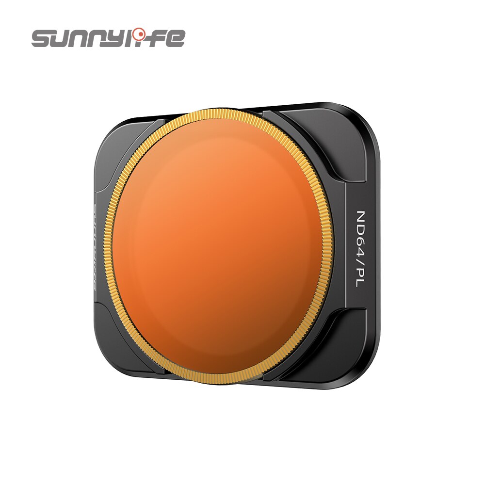 Sunnylife Lens Filters For DJI Mavic Air 2S Glass Lens Filter Set CPL/ND/PL16/32 ND Angle Adjustable For DJI Drone Accessories: ND64 PL filter