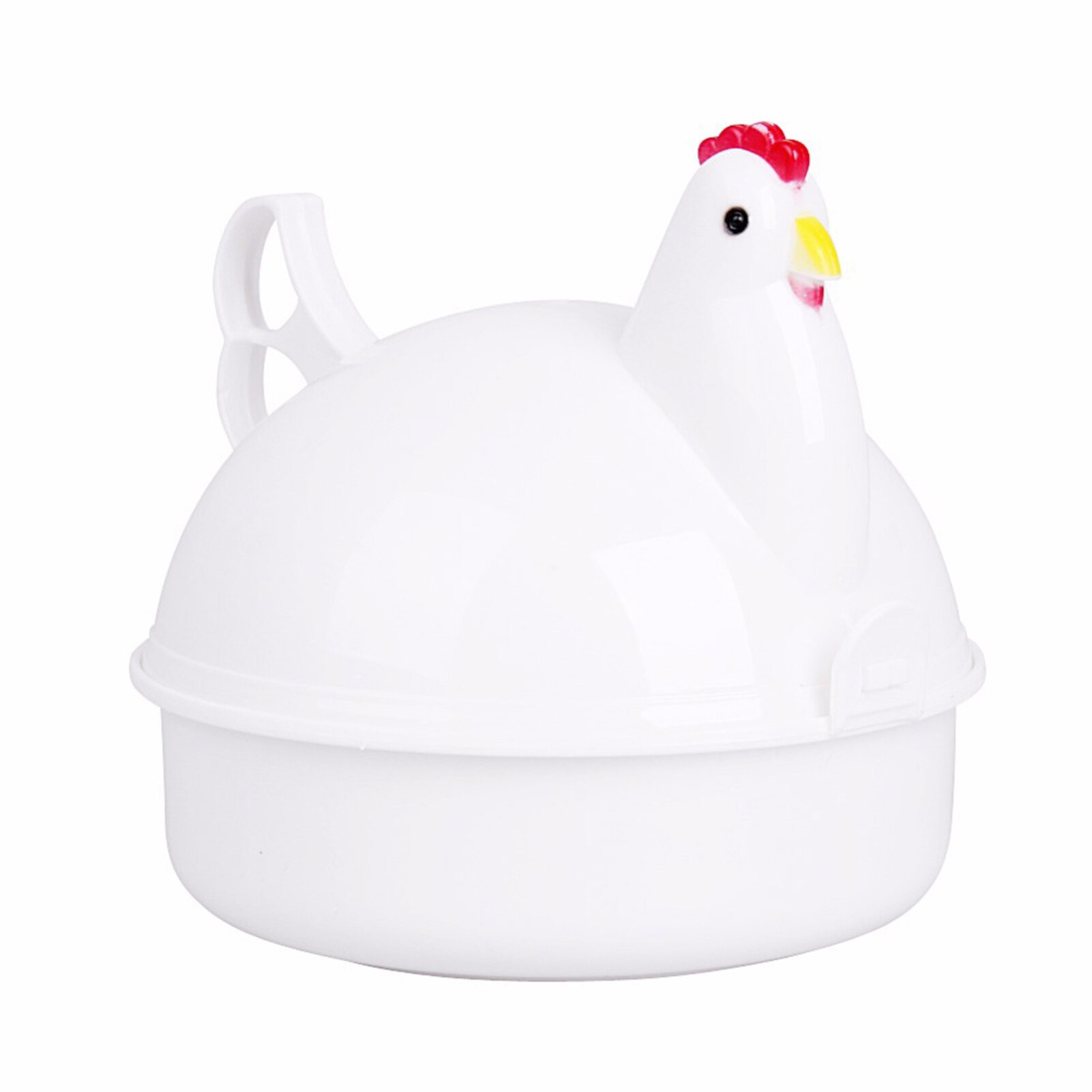 Microwave Egg Cooker Chicken-Shaped Rapid Egg Cooker 4 Eggs Electric Egg Cooker Safe Kitchen Egg Boiler Steamer Boiled Eggs: Default Title