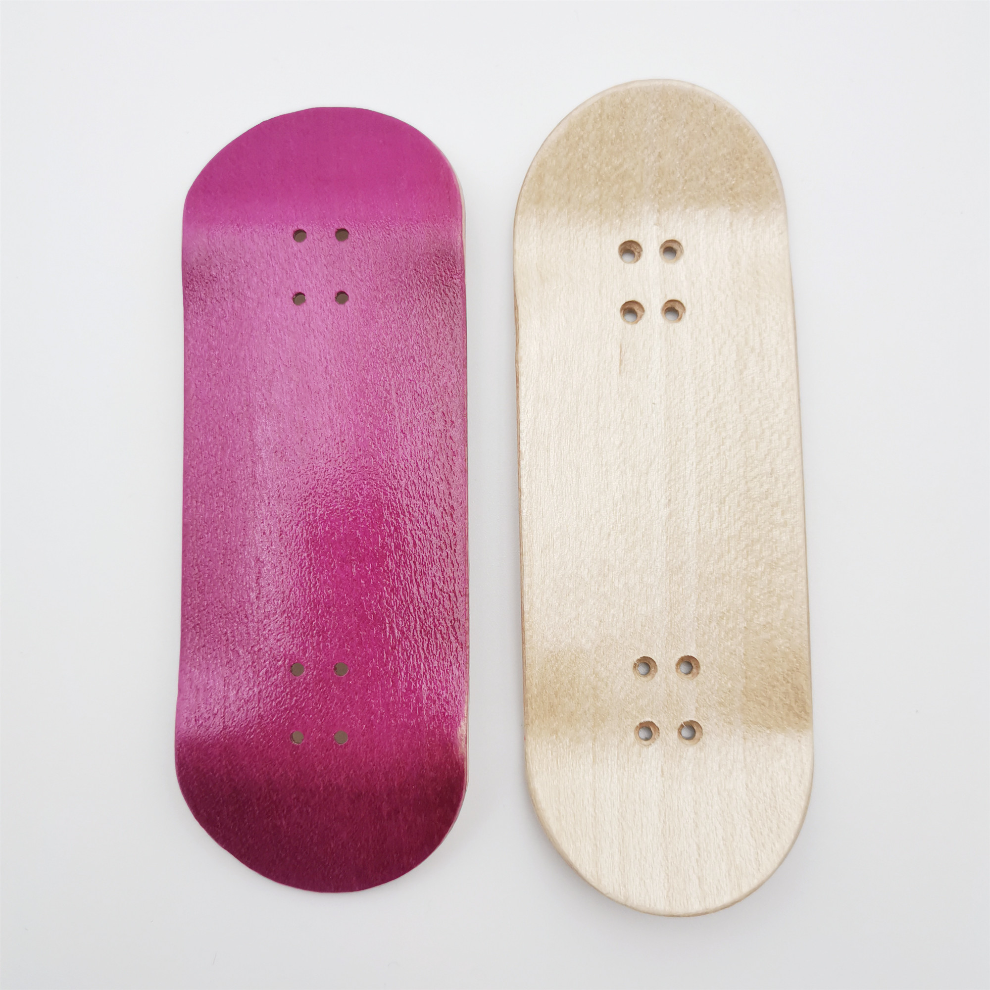 Pont de touche à faible Concave 97x34mm, planche d'érable canadien professionnelle faite à la main pour Skateboard à doigts: Violet