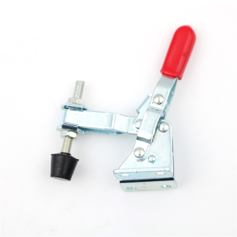 1 Pc Toggle Clamp GH-101A 50Kg 110Lbs Holding Capacity Quick Release Handle Vertical Toggle Clamp