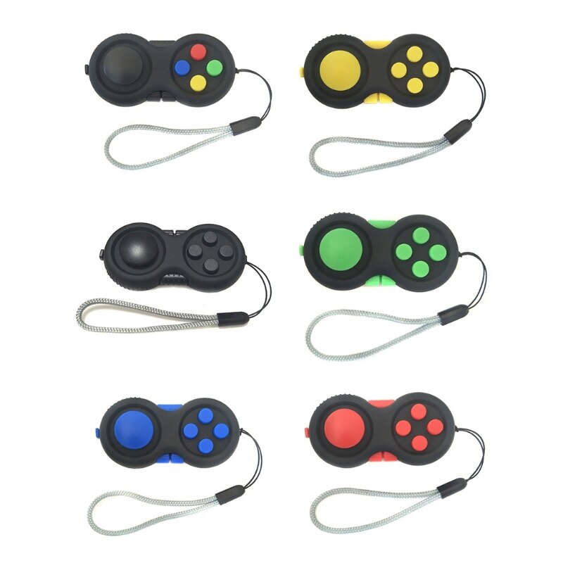 Fidget Controller Pad Cube Game Focus Speelgoed Glad Abs Plastic Stress Relief Speelgoed A2UB