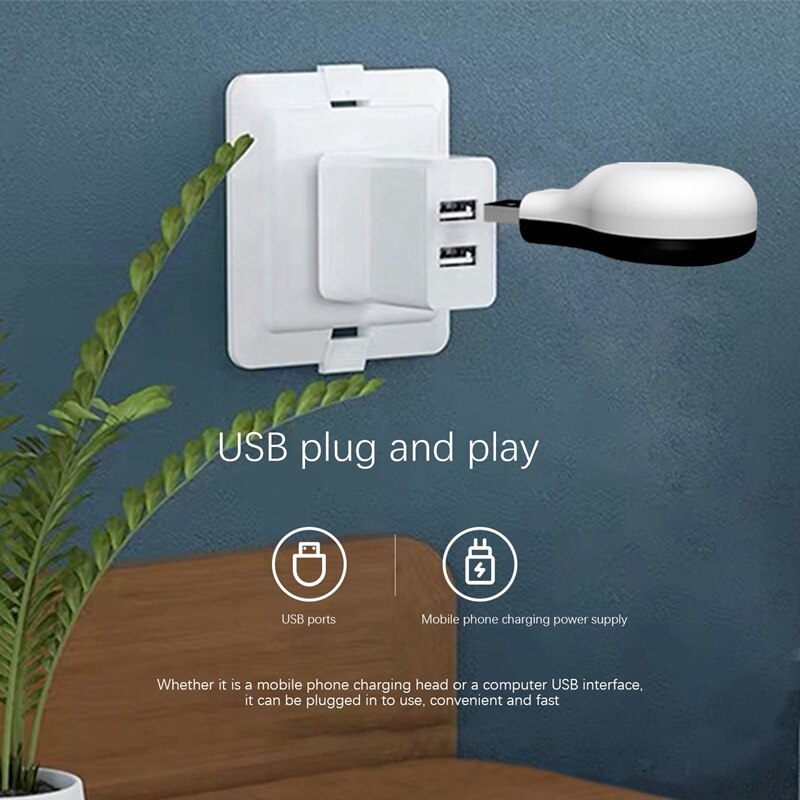 AI Smart Voice Night Light USB Voice Remote Control Light For TV Air Conditioner Bedroom Bedside LED Light