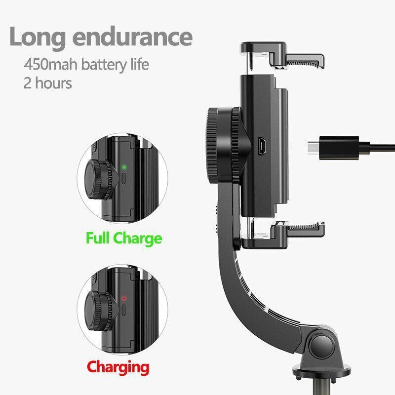 Bluetooth Selfie Stick - 860mm Extended - Wired Stabilizer - Aluminum - for Smartphones