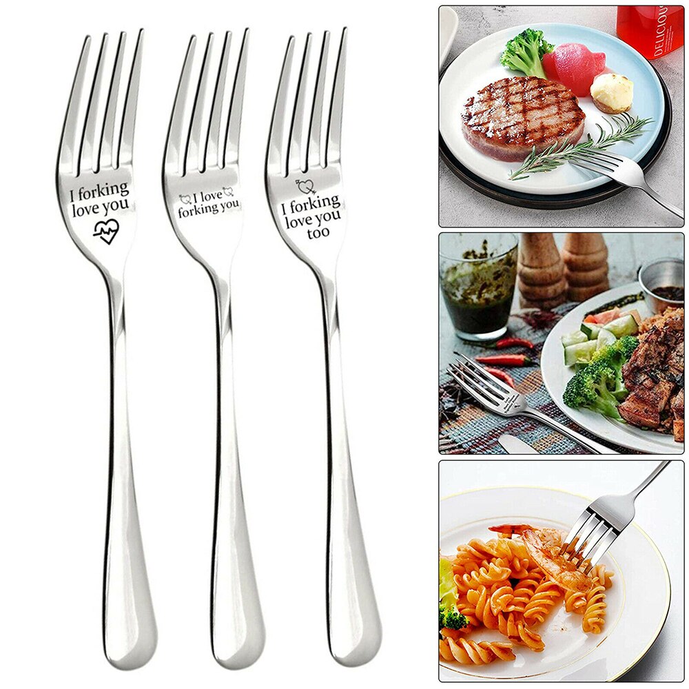 Stainless Steel Fork Best Kitchen Tableware Table Forks Christmas Bbq Buffet Bento Accessories Dinner Set Cutlery
