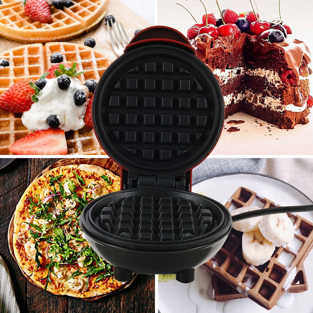 Mini Electric Waffles Maker Bubble Egg Cake Oven Breakfast Waffle Machine Egg Cake Oven Pan Eggette Machine Mini Waffle Pot