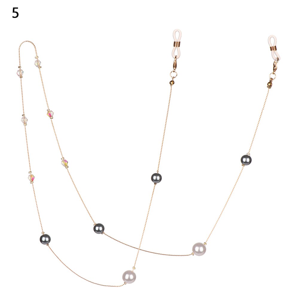 1Pcs Eyeglasses Chains Women Metal Sunglasses Reading Glasses Cords Vintage Glasses Holder Strap Lanyards Eyewear: 5