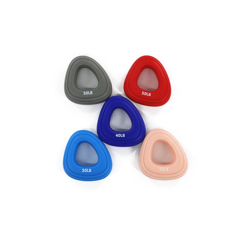 Triangle Hand Gripper Grip Silicone Ring Hand Resistance Band Finger Stretcher-Exercise for Forearm Wrist Training Hand Expander