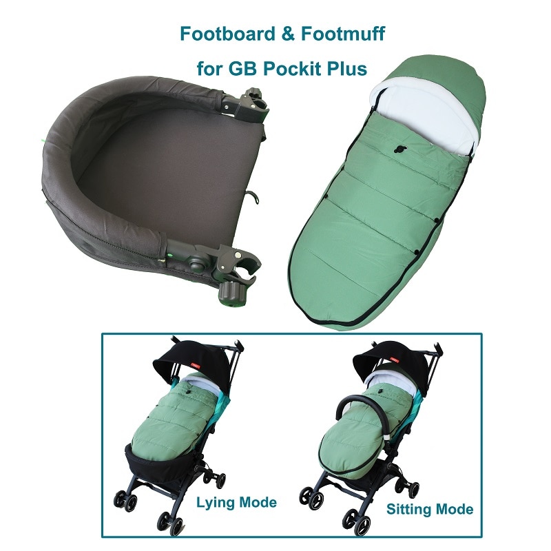 Baby kinderwagen zubehör Winter fuß Muff und fuß Rest für GB pockit Plus pockit + Qbit Plus stollers Socken oder fuß abdeckung