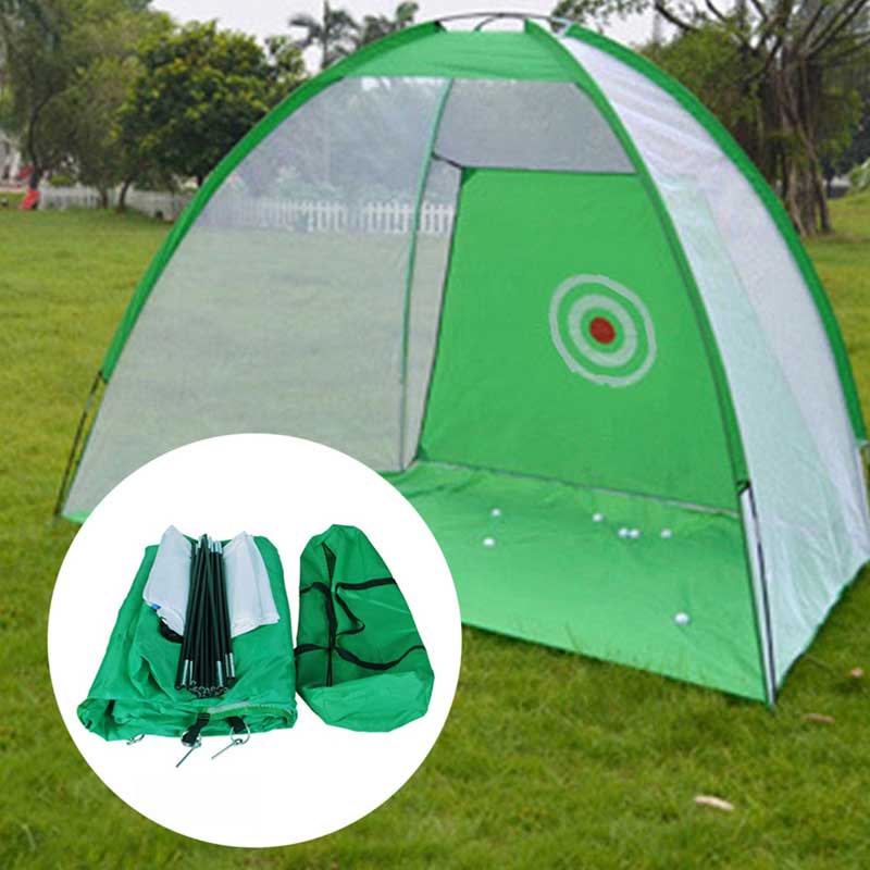 2m golf hit indoor or outdoor sports cage golf swing cage foldable outdoor practice golf accessories