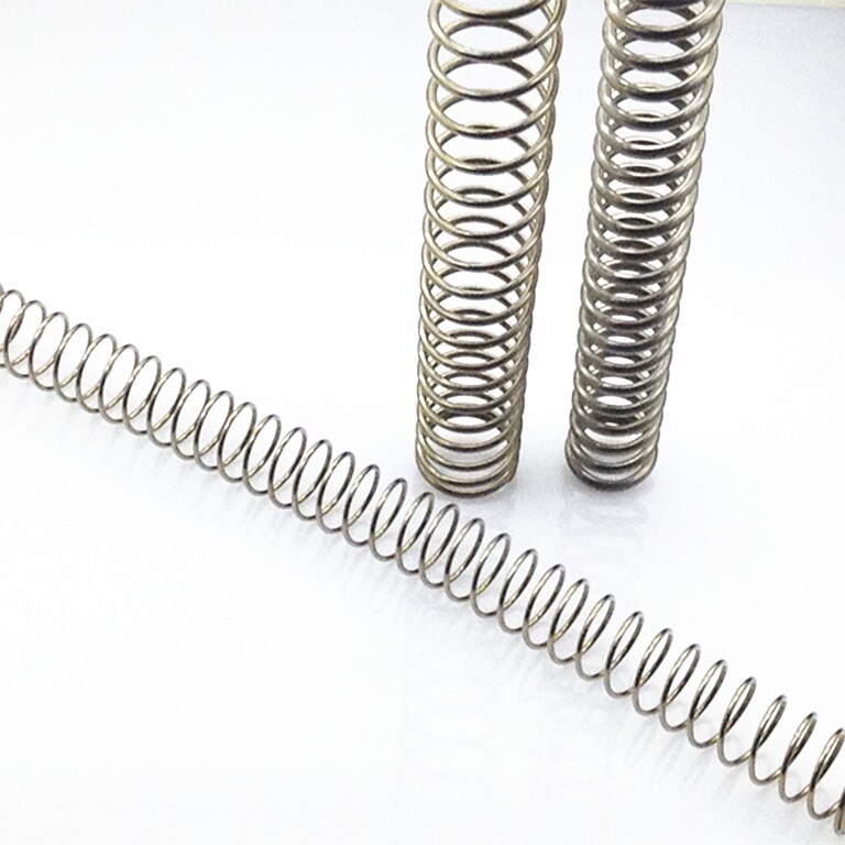 2Pcs 0.8 0.7*4 5 6 7 8 10 12*305stainless steel compression spring Y shape extension springs rustproof electrical spring