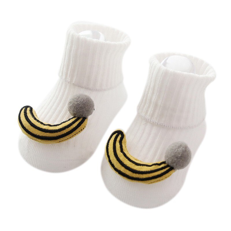 Baby Jungen Mädchen Socken Kleinkind Unterhose Bein 0-3Y Warme Herbst Wärmer Anti Baumwolle Karikatur Boden 1: W / 9m