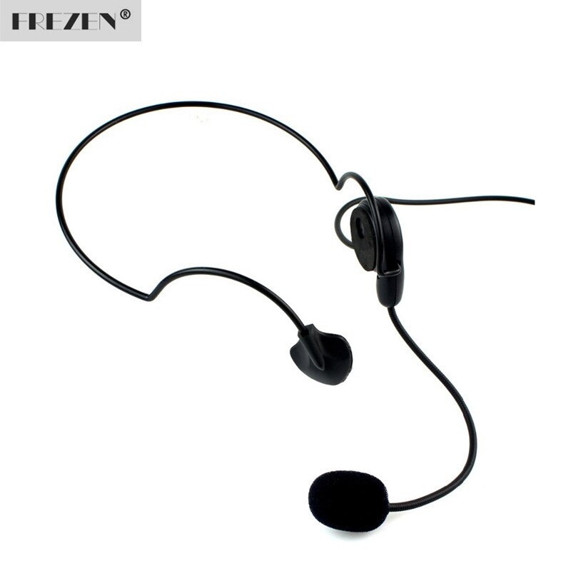 FREZEN-auriculares con micrófono de PTT 2 pines Para Kenwood radio BAOFENG UV-5R 777 888s HYT PUXING de