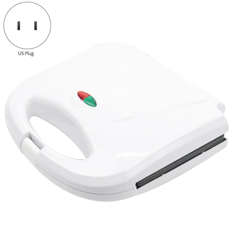 Sandwichera eléctrica multifuncional de hierro, máquina para hacer sándwiches de 750W, horno de masa semiesférica, enchufe estadounidense