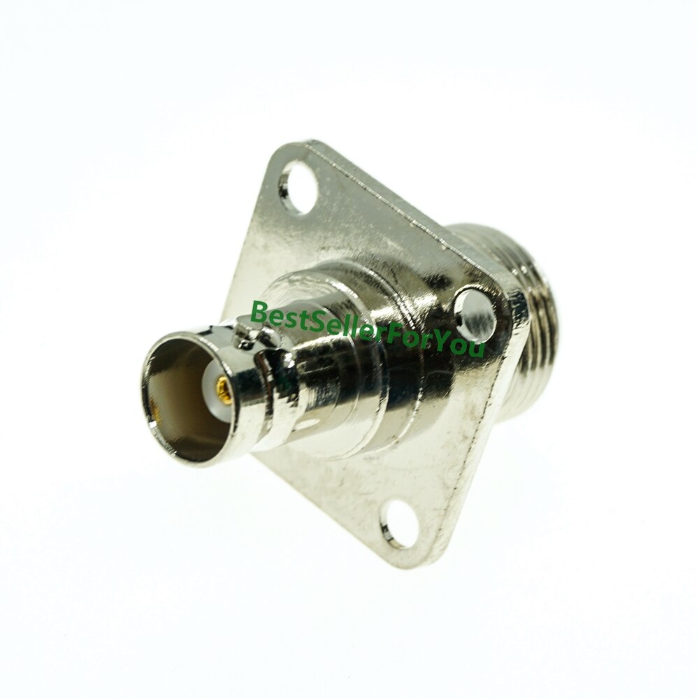 N type hann-hunn-til-bnc-hann-hunplugg rf koaksialadapter-kontaktadaptersett: 1 stk bnc n-kkf