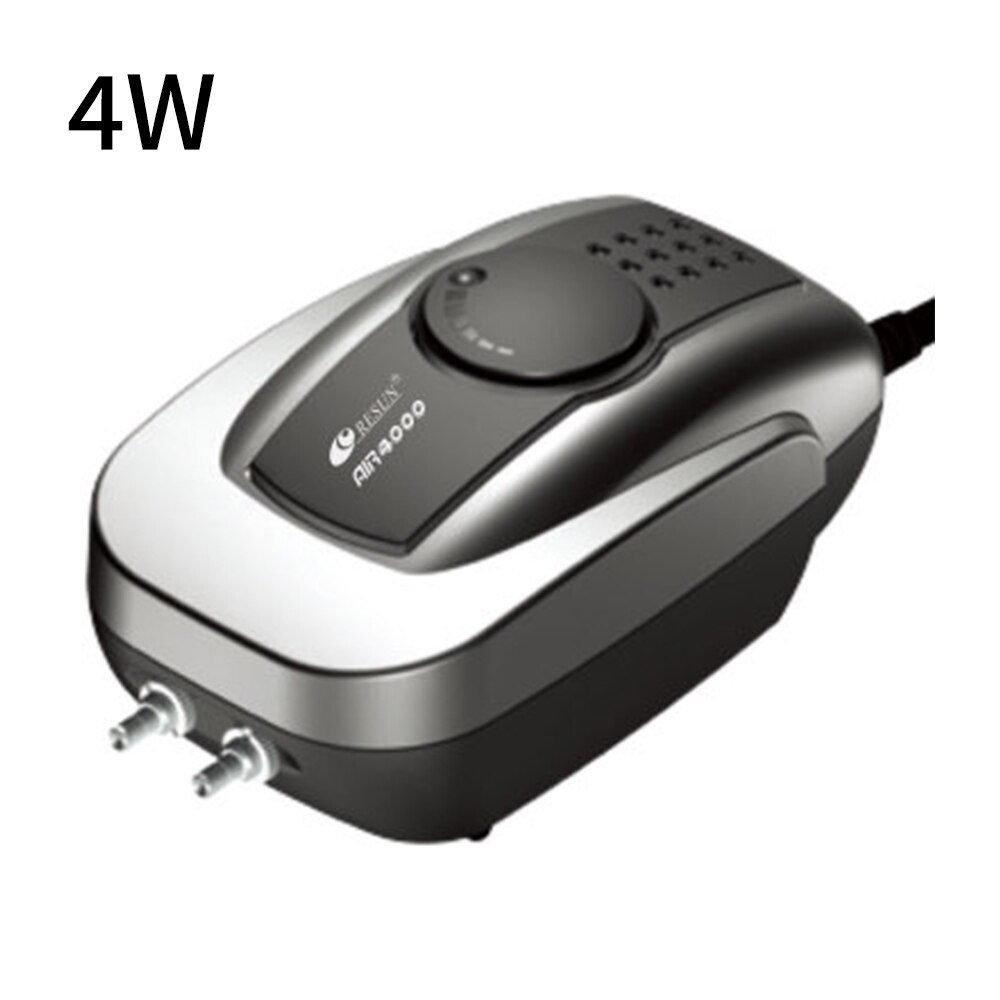Leistungsstarke Ruhig Aquarium Sauerstoff Luftpumpe Kompressor Aquarium Teich Belüfter Aquarium Air Flow Maker Pumpe Aquarium Zubehör 220V