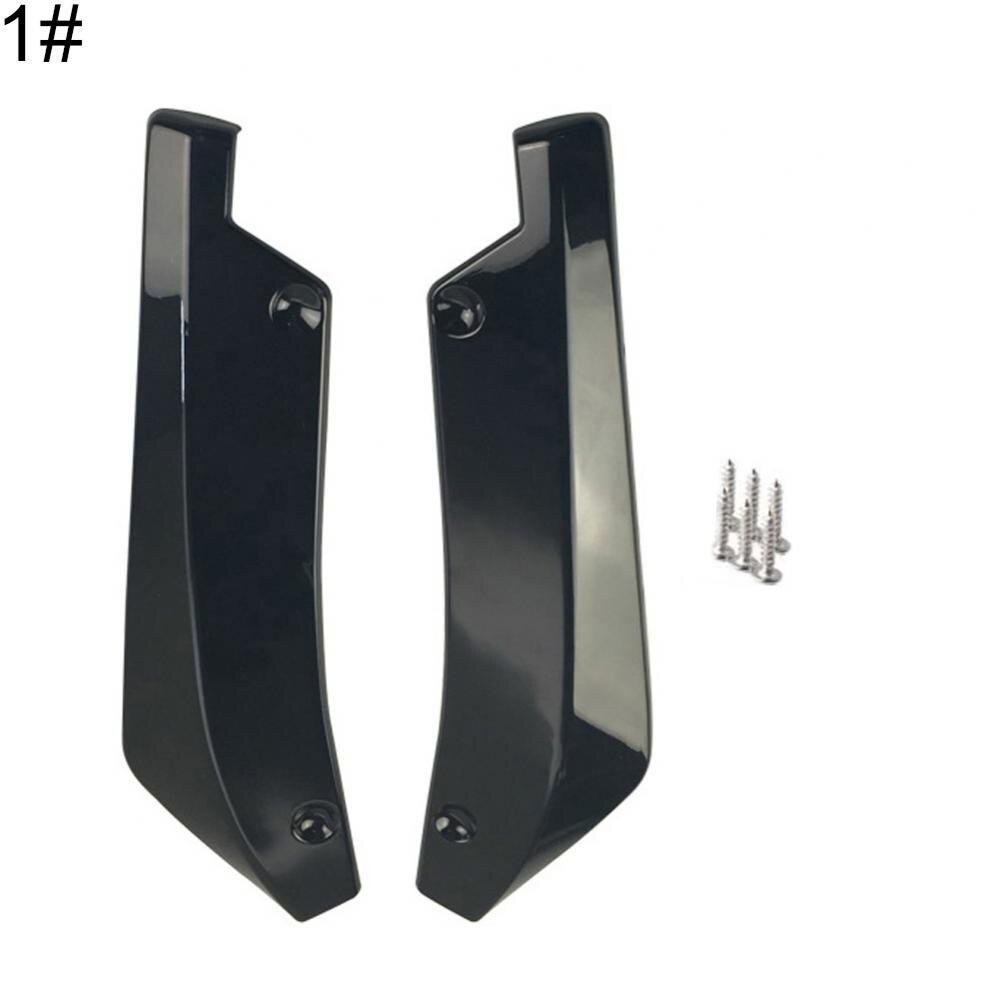 2Pcs Universal Car Rear Bumper Lip Spoiler Diffuser Splitter Scratch Protector Auto Accessoires Exterieur Onderdelen: 1