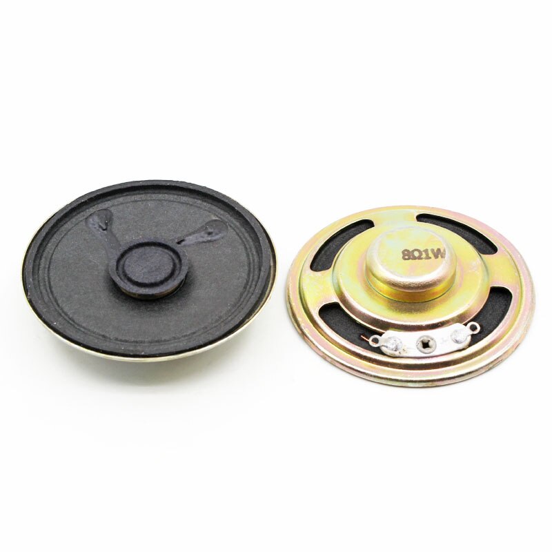 2pcs 8 Ohm 1W 57MM Loudspeaker Cone Paper Cap Speaker Internal Magnetic 18MM Magnet Height 13MM