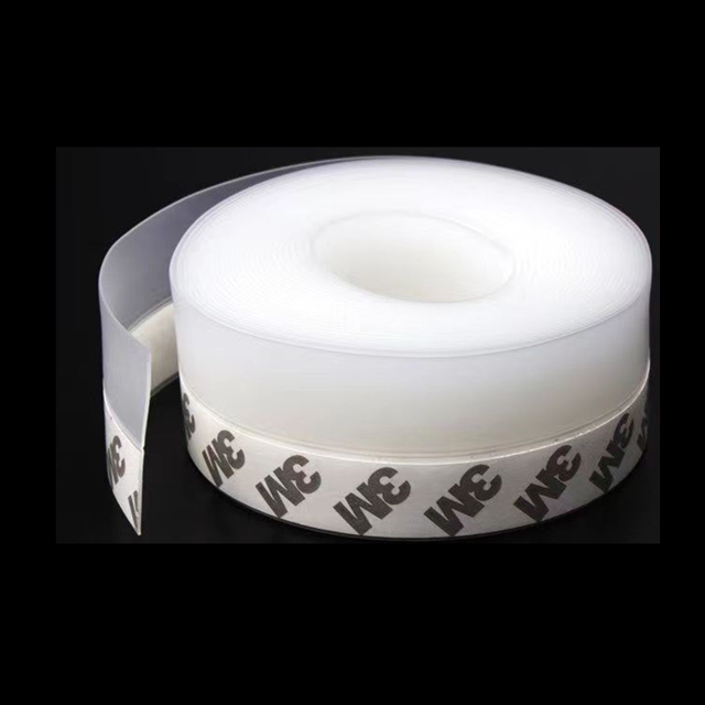 Tätningslist botten självhäftande väderlist silikon ljudisolering fönstertätning mot drag damm insektsdörrtätningslist: Ljusgrön / 2mm / 5m