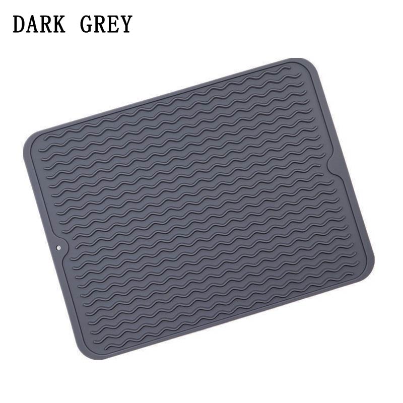 Large Multifuctional Silicone Drying Mats Heat Insulation Pot Holder Protector Dish Cups Draining Pad Table Rug Placemat Tray