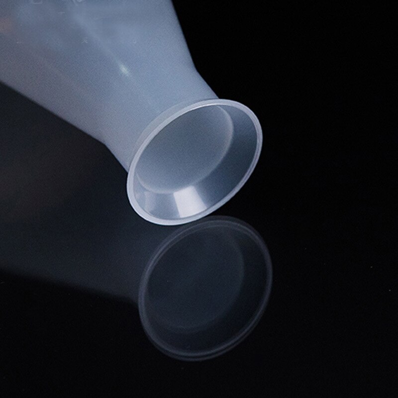 4pcs/set Plastic conical flask Measuring Triangle flask Wide mouth plastic shaker laboratory Kitchen (50ml,100ml,500ml,1000ml)