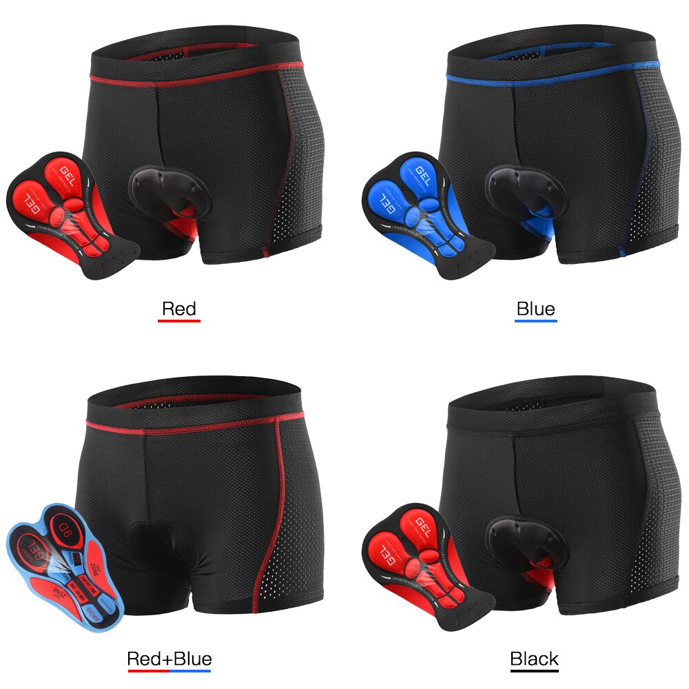 Thickened Gel Pad Cycling Shorts Men Cycling Underwear Pro Shockproof Bicycle Shorts Riding Clothing MTB Road Bike Underwear