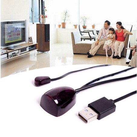 Practical USB Adapter Infrared IR Remote Extender Repeater Receiver Transmitter Applies to All Remote Control Devices