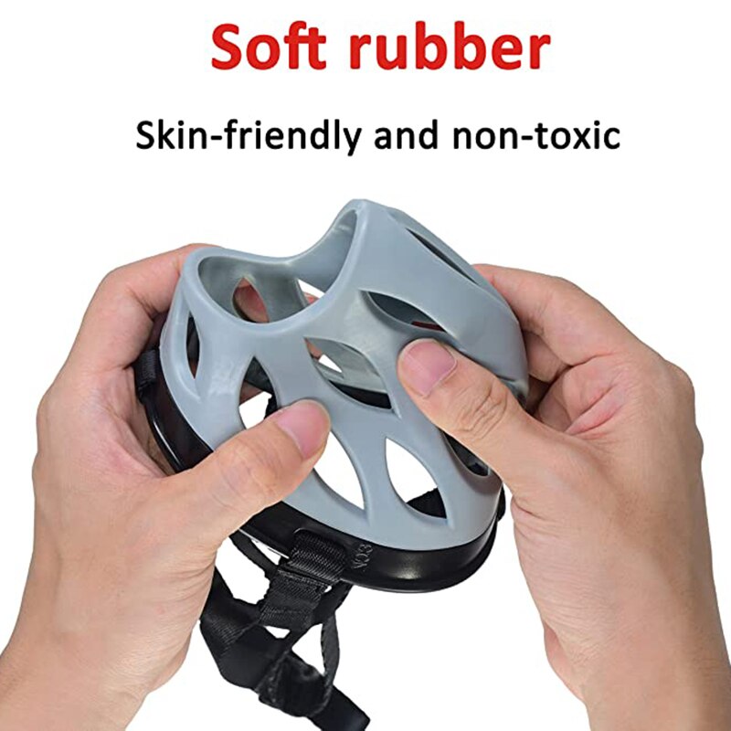 Breathable basket mask for small, medium and large dogs ZD