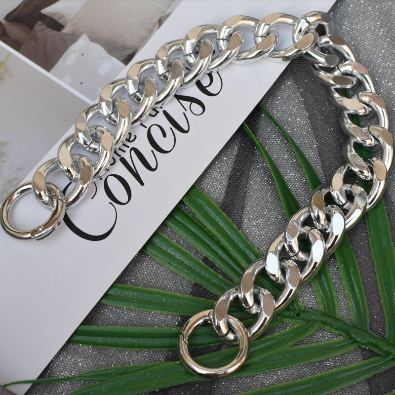 Corto 30cm cadena de Metal para bolso Correa manija de bolso